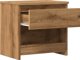 vidaXL Κομοδίνο Artisan Oak 40x30x39 εκ. από Ξύλο - Γνήσιο Ξύλο