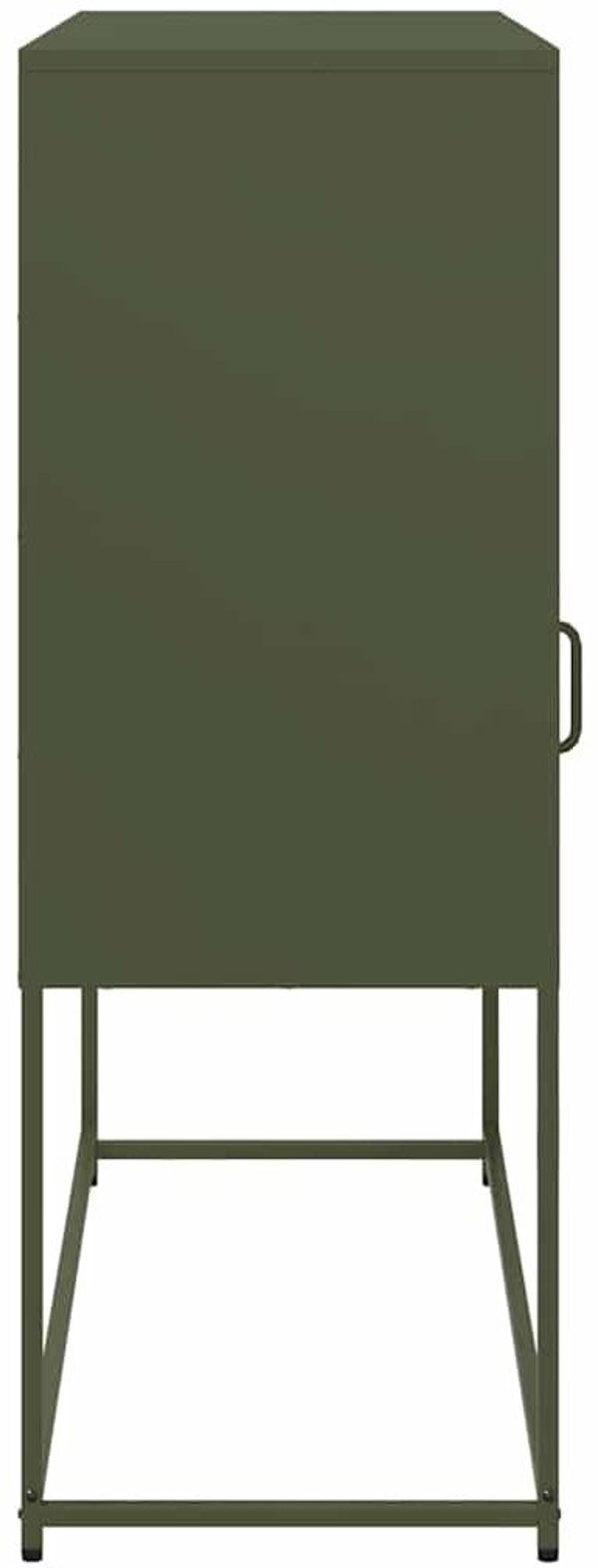 Szafka, oliwkowa, 100,5x39x107 cm, stal walcowana na zimno Lumarko! Lumarko!