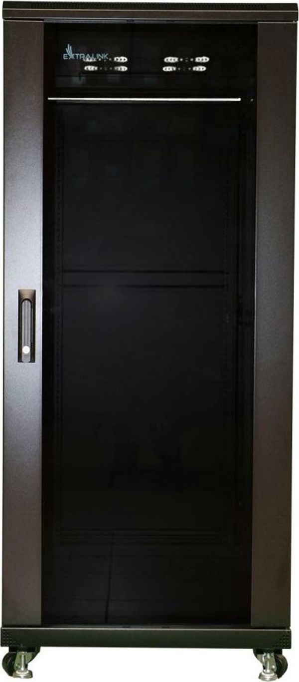 Extralink Ερμάριο Rack 19" 32U 600x800 Επιδαπέδιο, Ατσάλινο, EX.11373