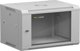 Κρεμαστή ντουλάπα RACK 19" 6U, 450mm, Netrack F-Line, γκρι, γυάλινες πόρτες, πλευρές που ανοίγουν
