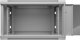 Κρεμαστή ντουλάπα RACK 19" 6U, 450mm, Netrack F-Line, γκρι, γυάλινες πόρτες, πλευρές που ανοίγουν