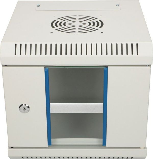 Extralink Ντουλάπα Rack 10" 4U Τοίχου για Δίκτυα και CCTV, Γυάλινη Πόρτα (EX.14466)