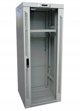 Szafa Lexi-NET LEXI-Net 19" stojanový rozvaděč 18U 600x600 rozebiratelný, ventilační jednotka, termostat, kolečka, 600kg, sklo, šedý