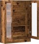 Lumarko Βιβλιοθήκη από Παλιά Ξύλα, 82,5x30,5x115 cm