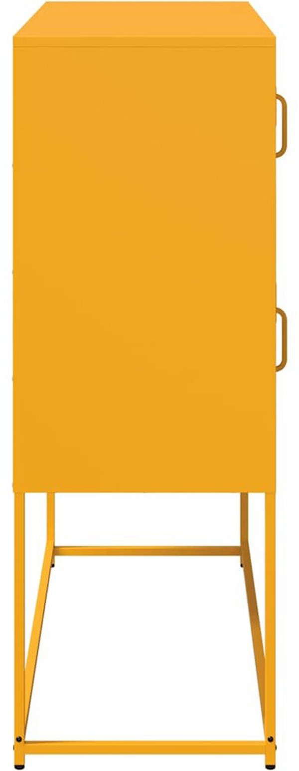 Szafka, musztardowa, 100,5x39x107 cm, stal walcowana na zimno Lumarko!