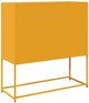 Szafka, musztardowa, 100,5x39x107 cm, stal walcowana na zimno Lumarko!
