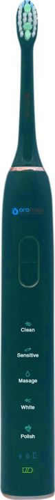 Oromed Oro-Brush Ηλεκτρική Οδοντόβουρτσα Sonic, Πράσινη