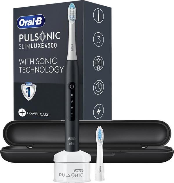Szczoteczka Oral-B Pulsonic Slim Luxe 4500 Travel Edition Black