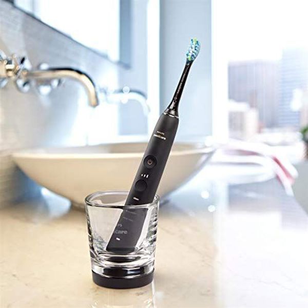 Philips Sonicare DiamondClean 9000 HX9914/54 Ηλεκτρική Οδοντόβουρτσα, 2 Τεμάχια, Μαύρο