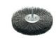 SZCZOTEX Szczotka druciana tarczowa 120m z trzpieniem 6mm
