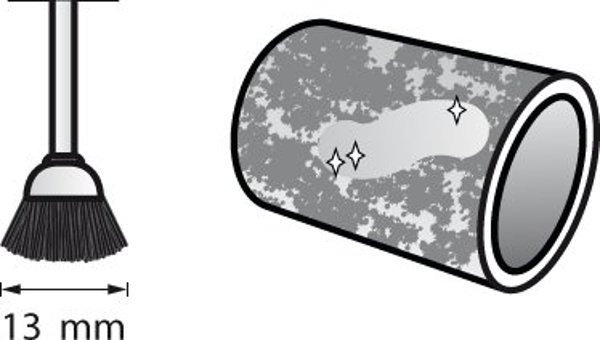 SZCZOTKA SZCZECINOWA 13,0 MM - 2SZT