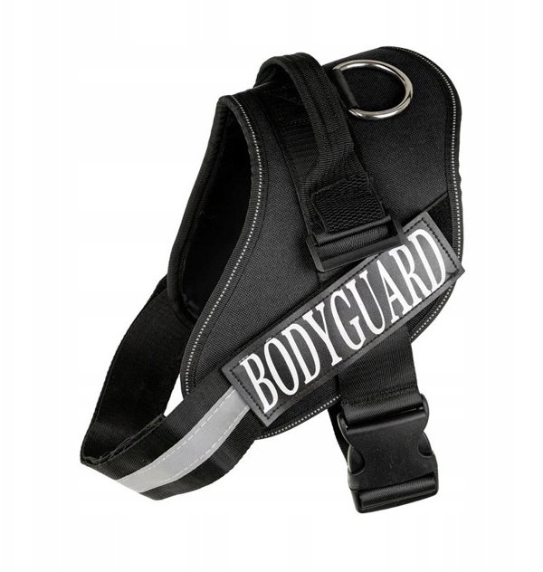 Szelki Bodyguard dla psa, czarny, L, 65-85 cm