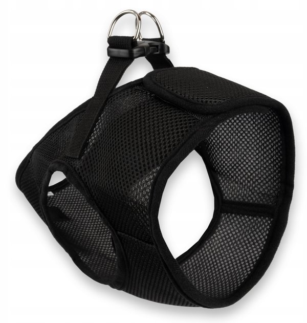 Μαύρο λουρί σκύλου, χωρίς πίεση, XXL, στήθος 57cm/μήκος στήθους 30cm