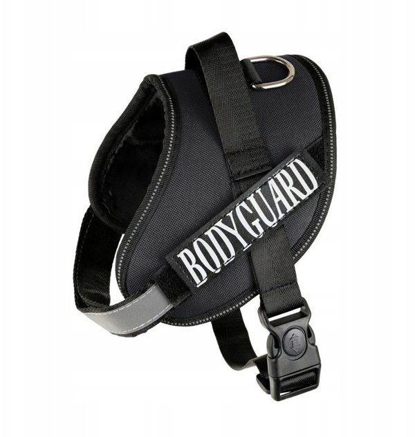 Szelki Bodyguard dla psa, czarny, M, 55-70 cm