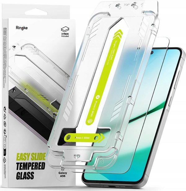 ΕΠΙΣΚΛΗΡΥΜΜΕΝΟ ΓΥΑΛΙ RINGKE EASY SLIDE 2-PACK GALAXY A56 5G ΔΙΑΦΑΝΕΣ