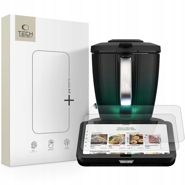 Tech-protect Glass Fit+ τζάμι από σκληρυμένο γυαλί για Thermomix TM7 Clear [2 PACK]