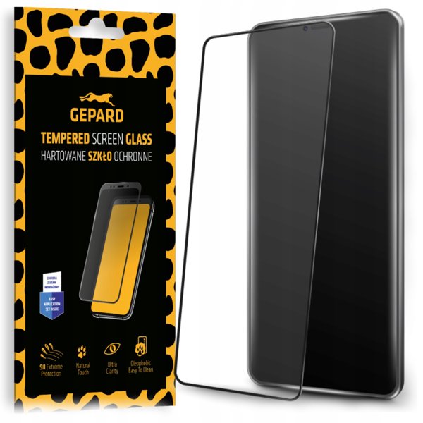Tempered Glass Gepard Edge Full Glue για Xiaomi Redmi Note 12S - Μαύρο