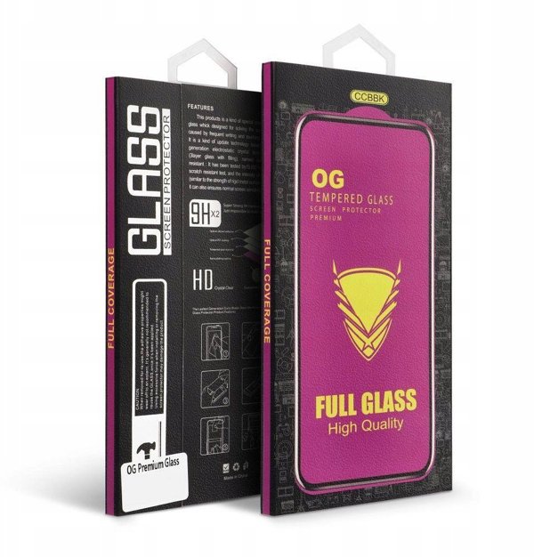 Szklo Hartowane OG 6D Premium Glass do Samsung Galaxy A22 5G czarny