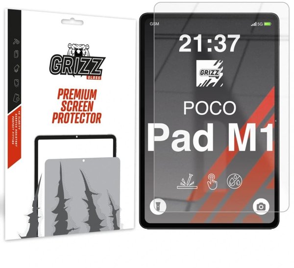 GrizzGlass HybridGlass Υβριδικό γυαλί για Xiaomi POCO Pad M1