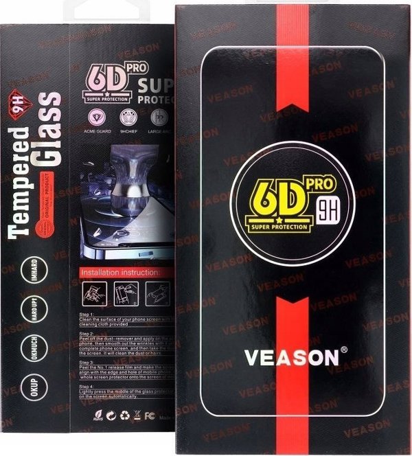 Tempered Glass 6D Pro Veason Glass - για Xiaomi 13T / 13T Pro μαύρο