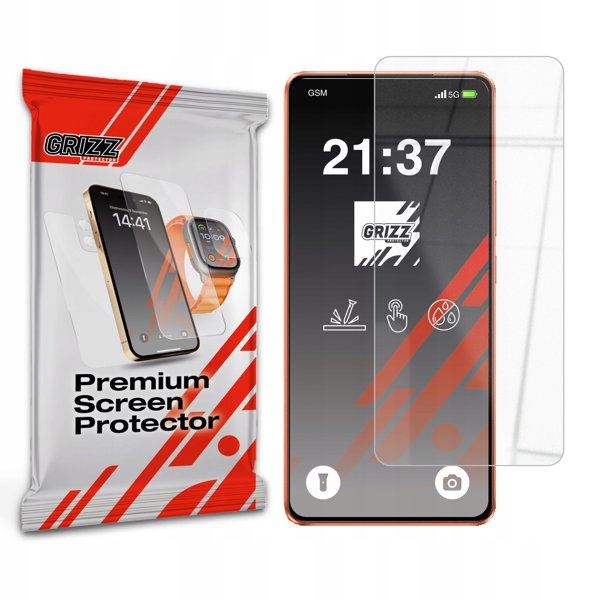 GrizzGlass Υβριδικό Γυαλί Προστασίας Οθόνης για Vivo iQOO Z10 Turbo - HybridGlass