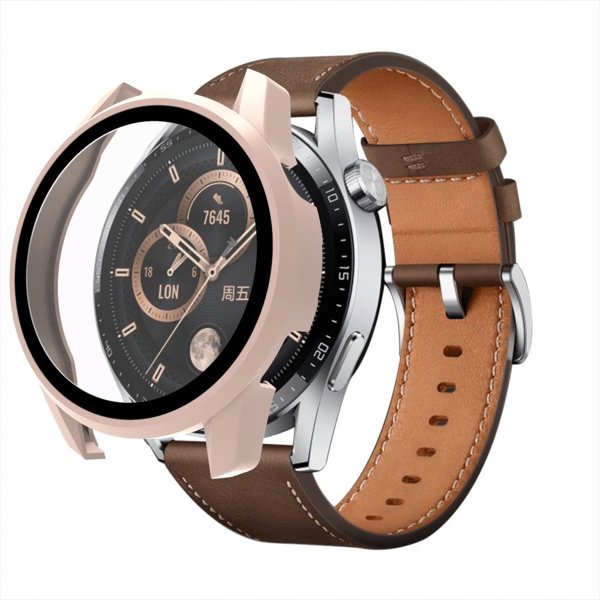 NoName Προστατευτικό Γυαλί Οθόνης για Huawei Watch GT3 42mm - Ροζ
