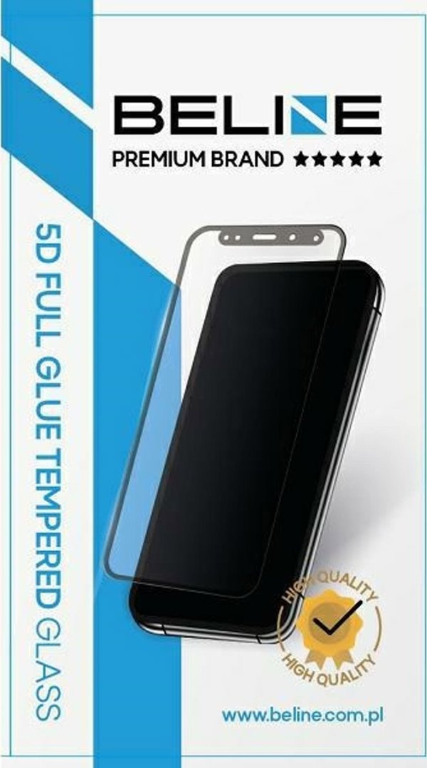 Beline 5D Σκληρυμένο Γυαλί Xiaomi Redmi Note 14 Pro 5G Μαύρο
