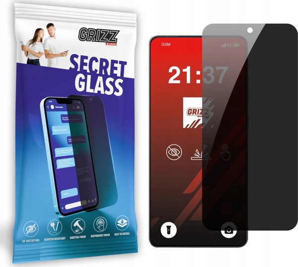 Γυαλί απορρήτου GrizzGlass SecretGlass για OnePlus Ace 5