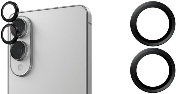 PanzerGlass Hoops Προστατευτικό Φακού Κάμερας για Samsung Galaxy S25 - Μαύρο