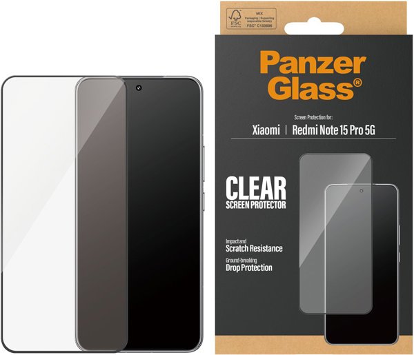Προστατευτικό τζαμάκι PanzerGlass Ultra-Wide Fit για Xiaomi Redmi Note 15 Pro 5G