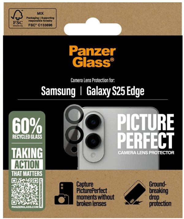 PanzerGlass PicturePerfect Προστατευτικό Φακού Κάμερας για Samsung Galaxy S25 - Διαφανές