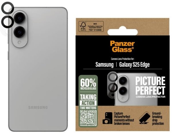PanzerGlass PicturePerfect Προστατευτικό Φακού Κάμερας για Samsung Galaxy S25 - Διαφανές