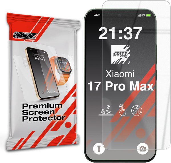 Υβριδικό γυαλί GrizzGlass HybridGlass για Xiaomi 17 Pro Max