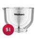Szklana misa 5L do robota Webber SM15 / SM16 - oryginalna misa zamienna