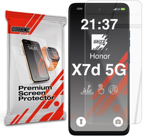 Υβριδικό Γυαλί GrizzGlass HybridGlass για Honor X7d 5G