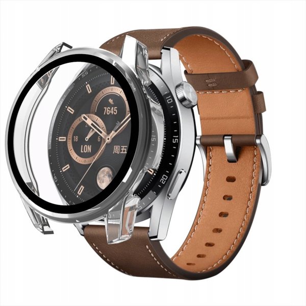 NoName Προστατευτικό Γυαλί Οθόνης για Huawei Watch GT3 42mm, Tempered Glass, Διαφανές