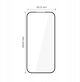 Ζελατίνα προστασίας Tech-Protect Glass Fit+ 2-pack για Google Pixel 9a/10a μαύρο