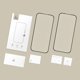 Ζελατίνα προστασίας Tech-Protect Glass Fit+ 2-pack για Google Pixel 9a/10a μαύρο