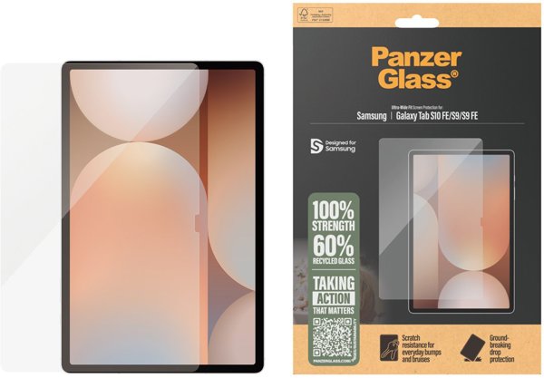 Προστατευτικό Γυαλί PanzerGlass Ultra-Wide Fit για Samsung Galaxy Tab S10 FE/S9/S9 FE