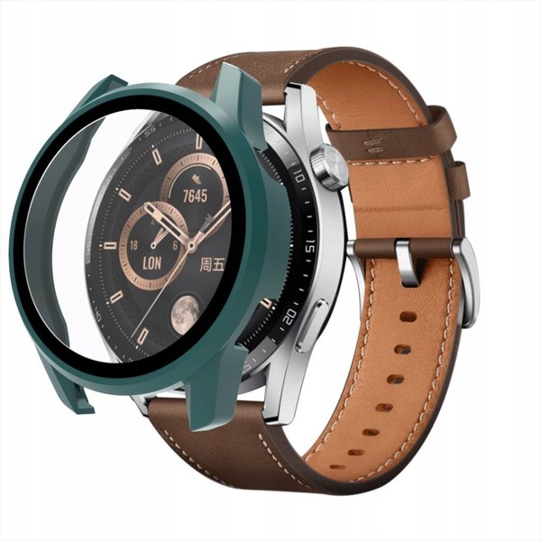 NoName Προστατευτικό Γυαλί Οθόνης για Huawei Watch GT3 42mm, Tempered Glass, Πράσινο