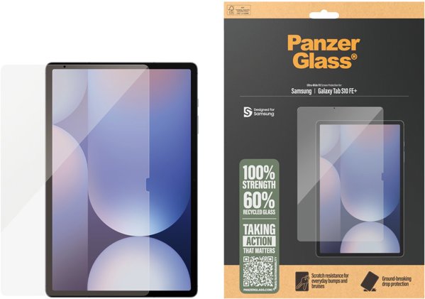 PanzerGlass Tempered Glass Ultra-Wide Fit για Samsung Galaxy Tab S10 FE+
