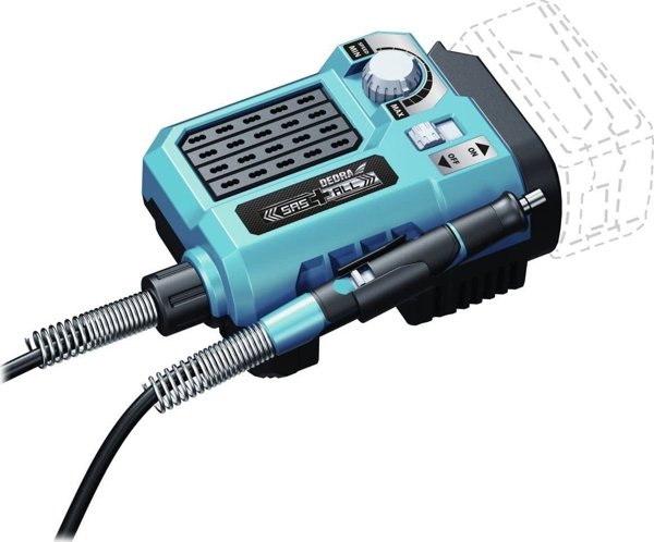 Dedra Μίνι Τροχός Μπαταρίας 18V, Πολυλειτουργικό Εργαλείο με Ρύθμιση Ταχύτητας, 1.5kg