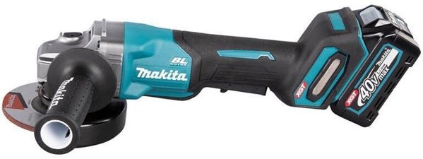 Szlifierka Makita Makita cordless angle grinder GA016GM201 XGT, 40V (blue/black, 2x Li-Ion XGT battery 4.0Ah, MAKPAC size 4)