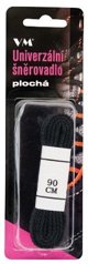 VM FOOTWEAR κορδόνια επίπεδα 125 εκ. μαύρο-γκρι