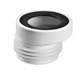 McAlpine Στόμιο WC με Μετατόπιση 20mm, Μήκος 90mm - Λευκό