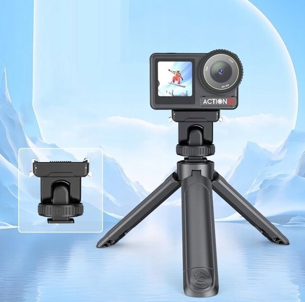 Puluz Βάση Ταχείας Σύνδεσης με Σπείρωμα 1/4'' για DJI Osmo Action 3 / 4 / 5 Pro - PU727B