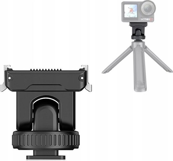 Puluz Βάση Ταχείας Σύνδεσης με Σπείρωμα 1/4'' για DJI Osmo Action 3 / 4 / 5 Pro - PU727B