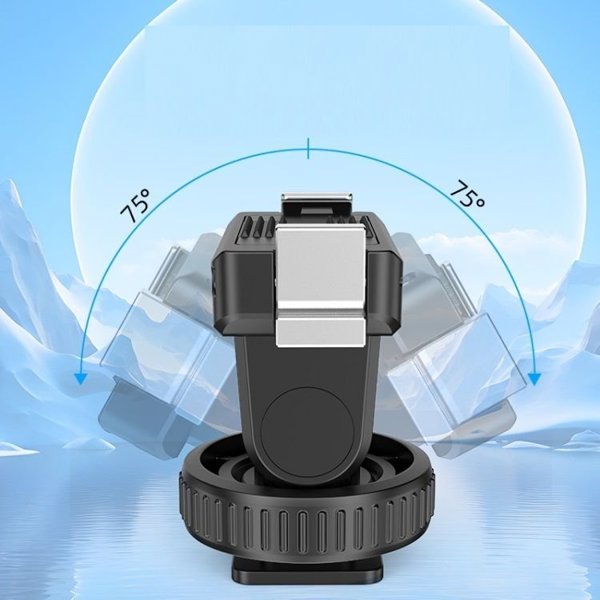Puluz Βάση Ταχείας Σύνδεσης με Σπείρωμα 1/4'' για DJI Osmo Action 3 / 4 / 5 Pro - PU727B