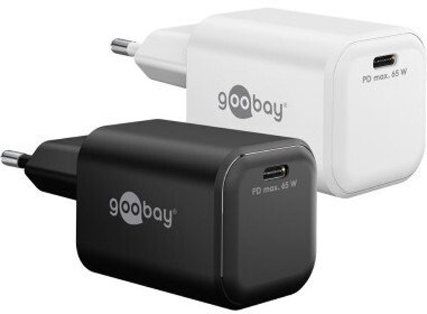 Γρήγορος Φορτιστής USB-C™ PD GaN Nano 65 W Μαύρος