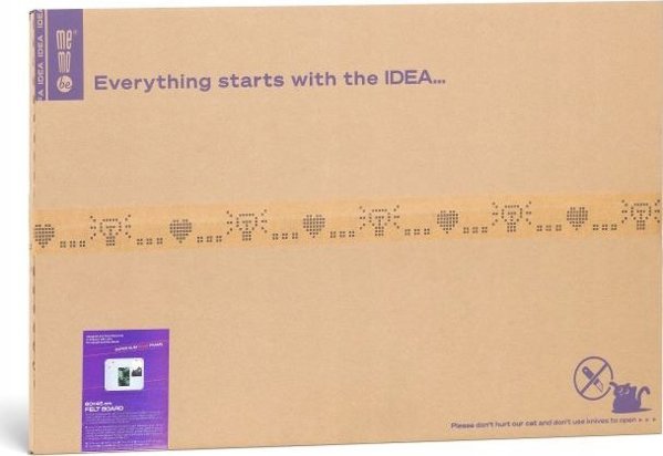 Πίνακας κιμωλίας MemoBe Idea Edge 60x45cm πλαίσιο αλουμινίου